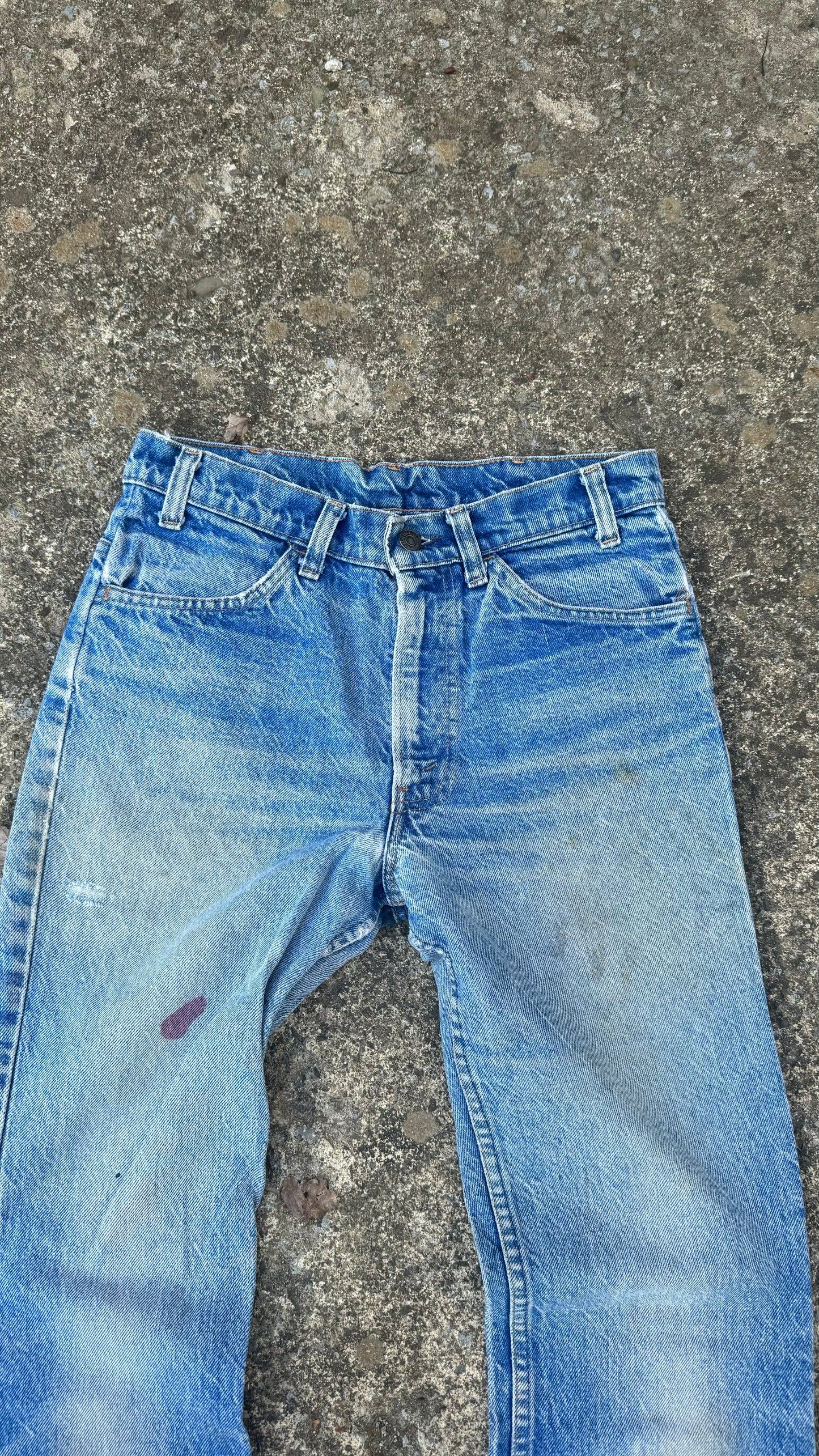 LEVI'S ORANGE TAB FLARE DENIM (34)