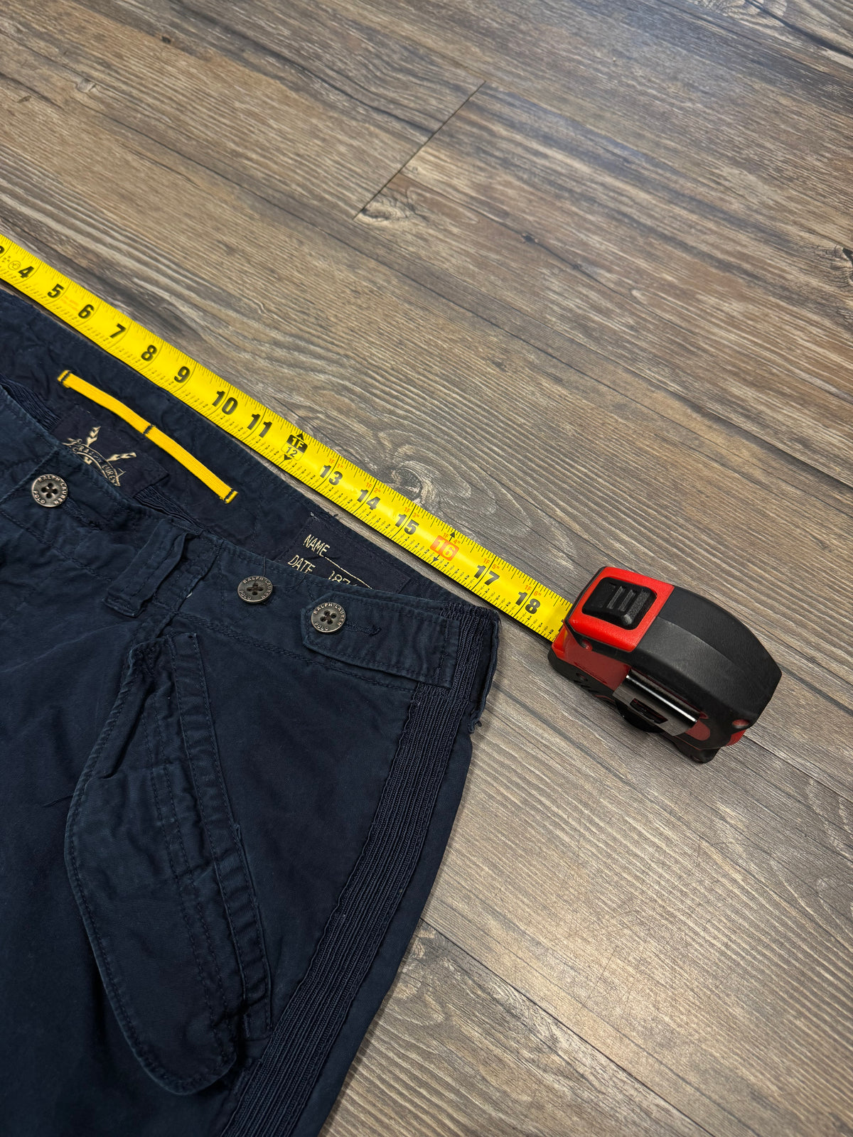 POLO RALPH LAUREN STRAIGHT LEG CREST CARGO PANTS (36)