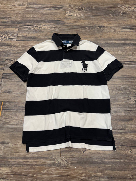 POLO RALPH LAUREN STRIPED BIG PONY POLO (XL)