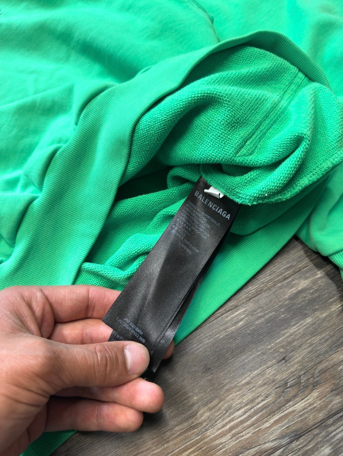BALENCIAGA CAMPAIGN LOGO HOODIE (2)
