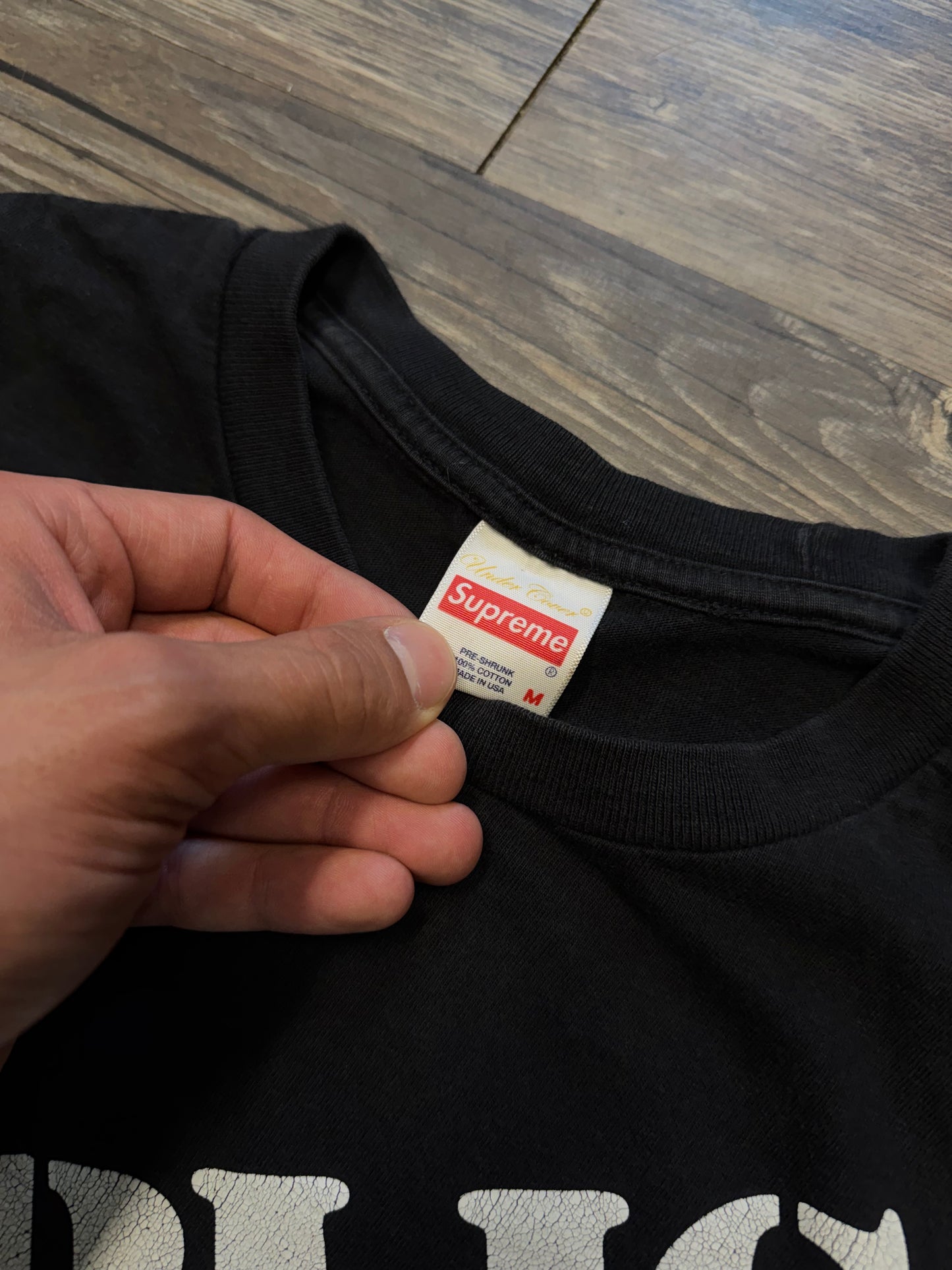 SUPREME X UNDERCOVER BLOW YOUR MIND BLACK TEE (M)