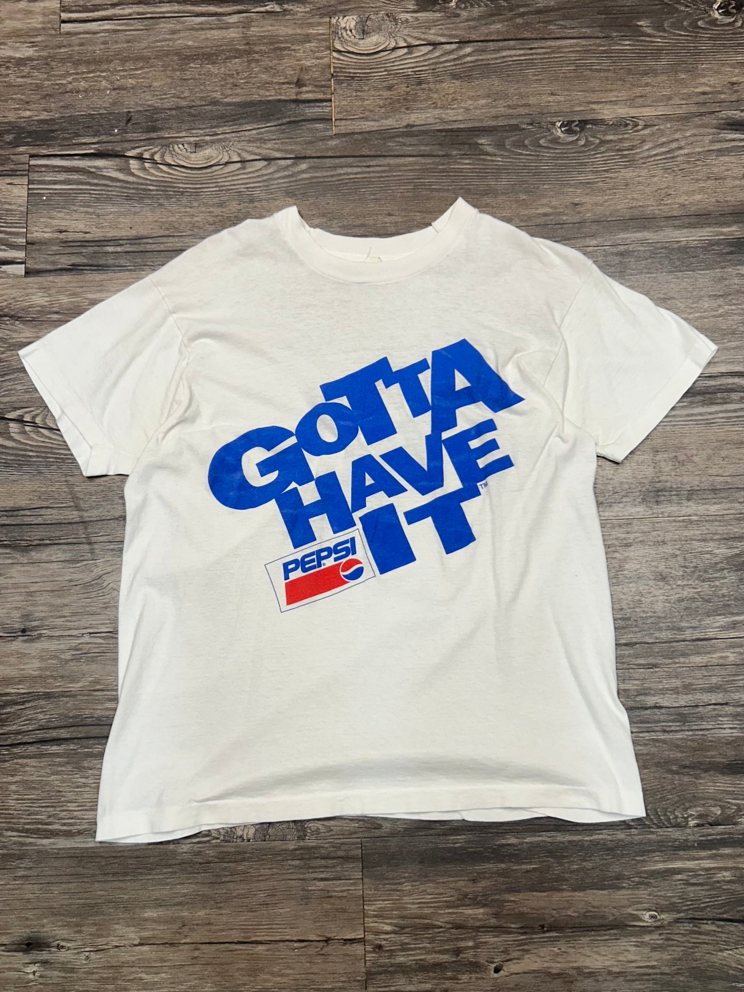 “GOTTA HAVE IT” PEPSI TEXT T-SHIRT (MEDIUM)