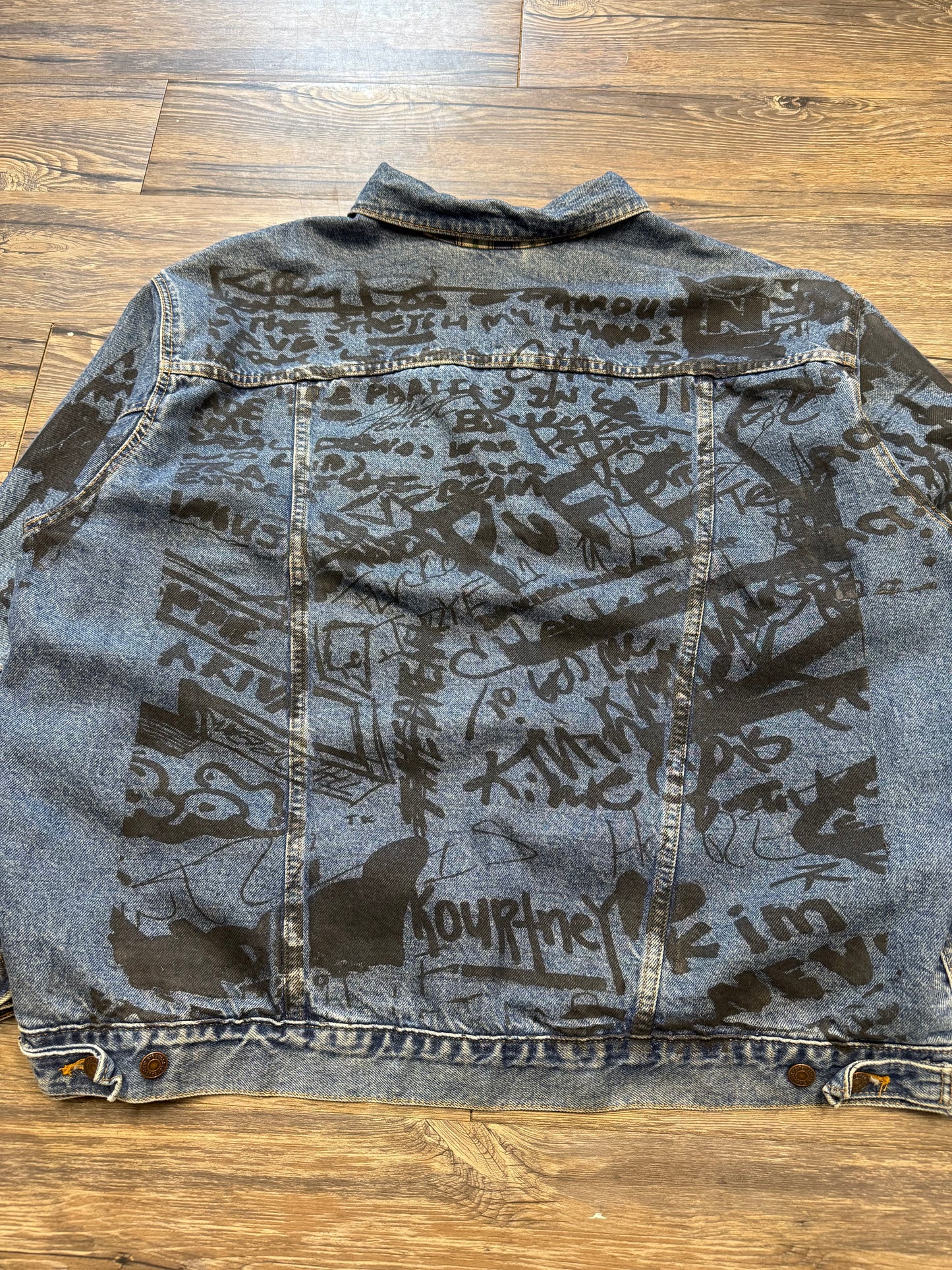 KANYE WEST X LEVI'S VINTAGE NOTEBOOK PLAID LINED DENIM JACKET (XL)