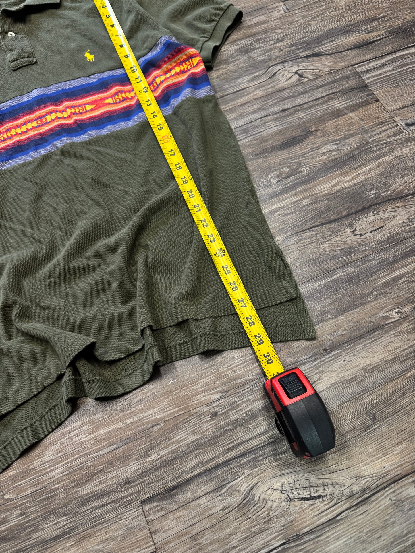 POLO RALPH LAUREN AZTEC STRIPED POLO (L)