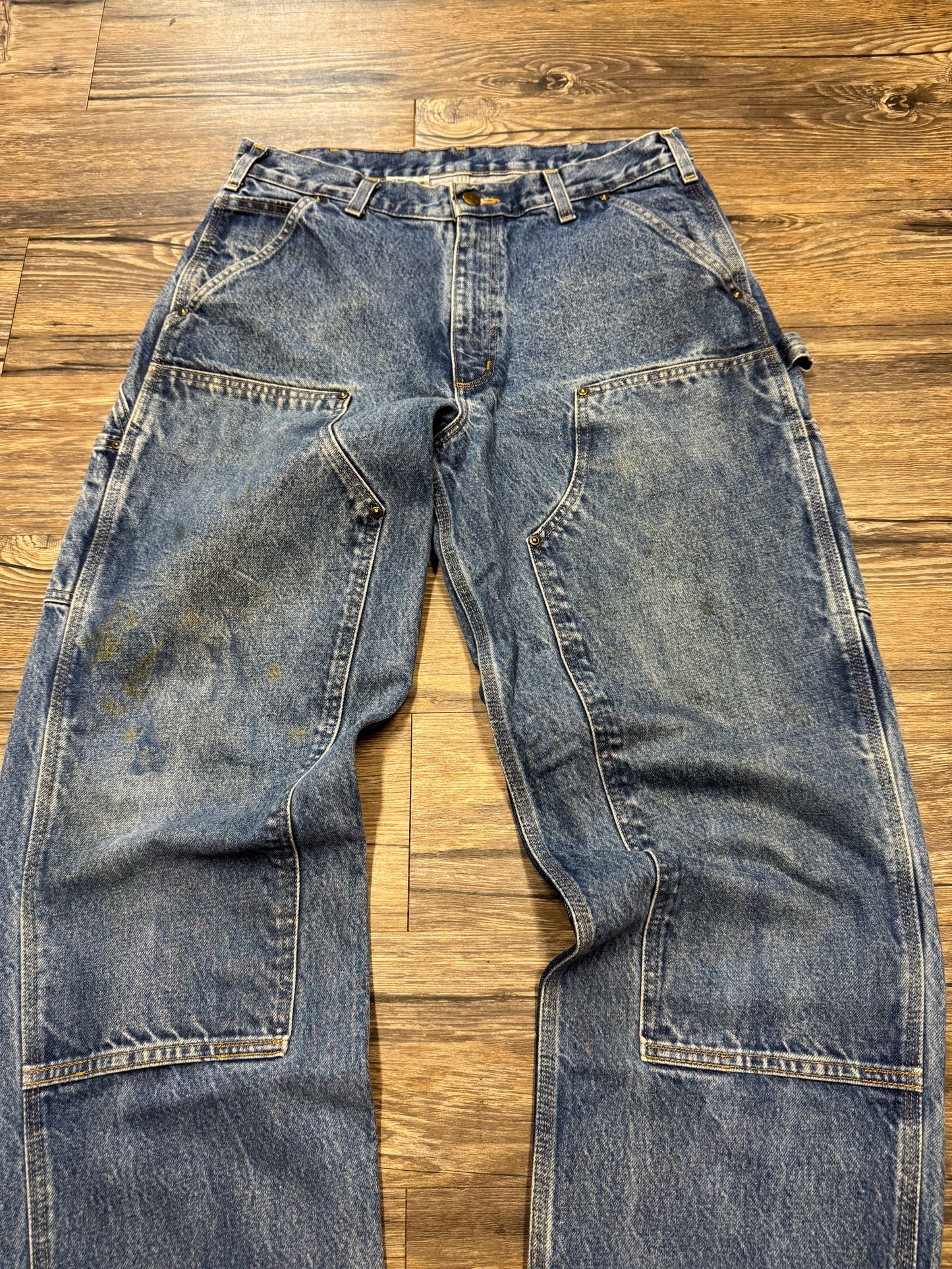 CARHARTT VINTAGE DOUBLE KNEE JEANS (34x32)