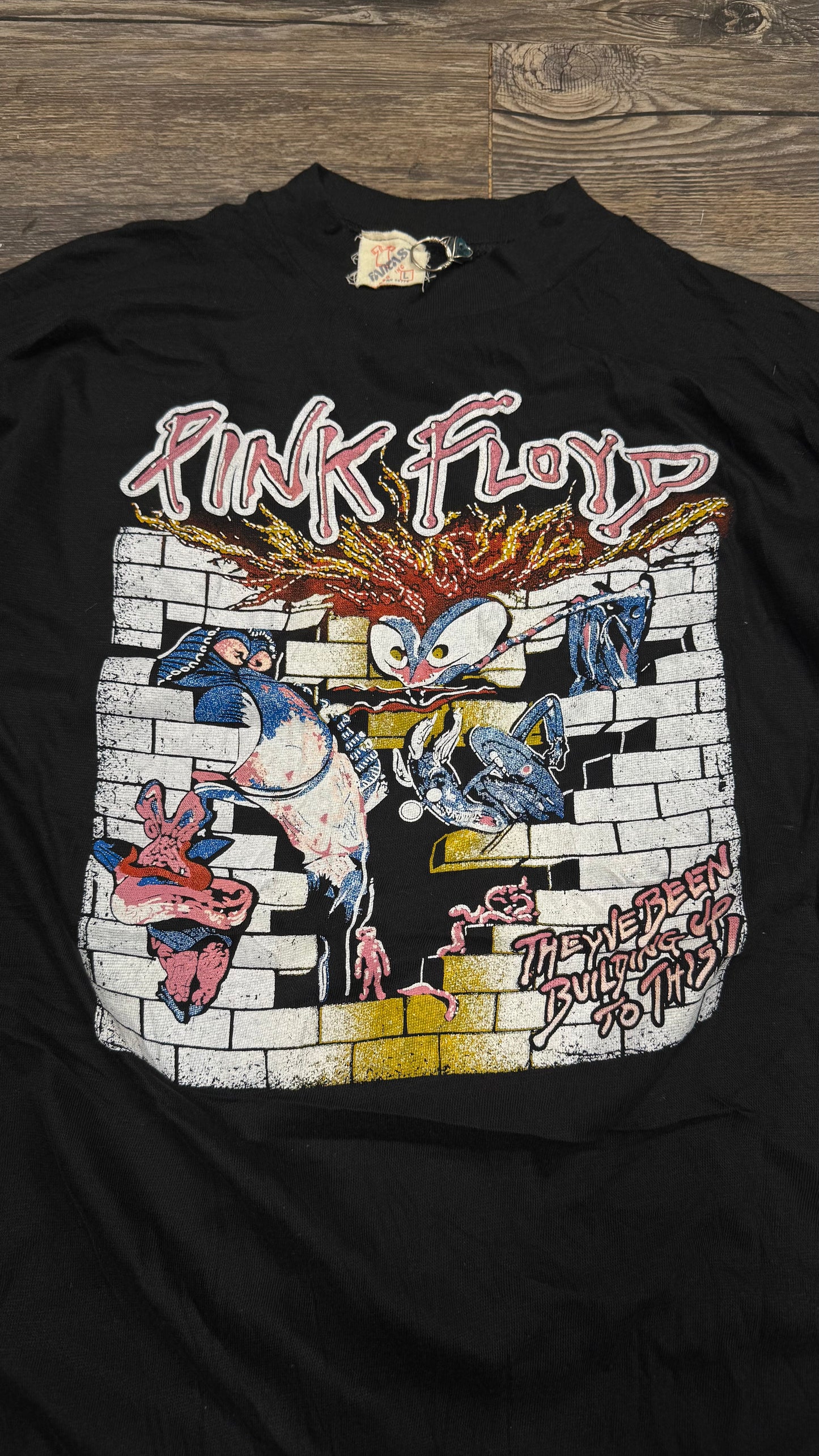 VINTAGE PINK FLOYD BAND TEE (L)