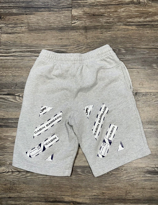 OFF WHITE TEAR SHORTS (MEDIUM)