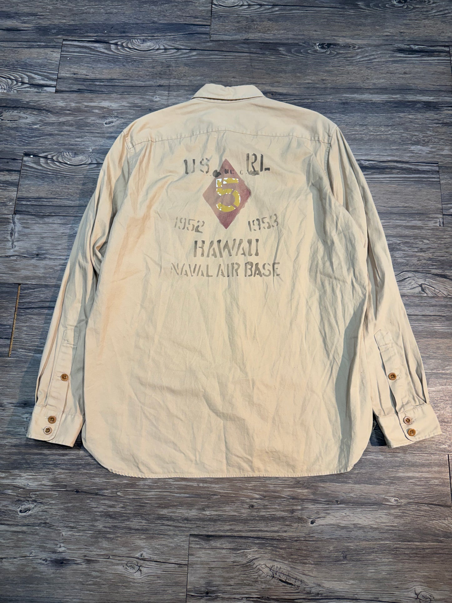 POLO RALPH LAUREN HAWAII AIRBASE SHIRT (L)