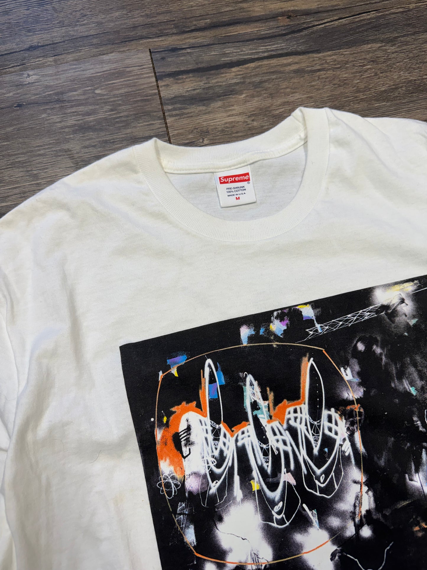 SUPREME FUTURA T62 WHITE TEE (M)