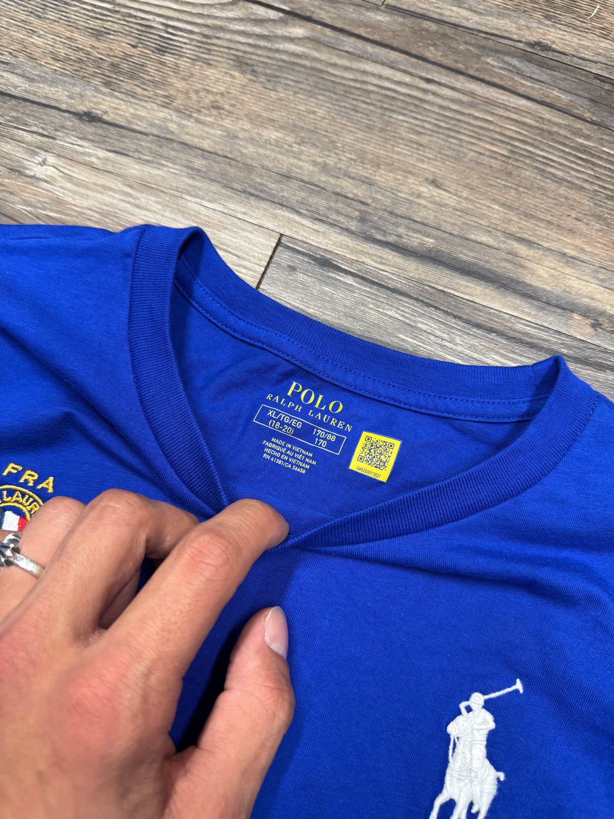 POLO RALPH LAUREN FRANCE BIG PONY T-SHIRT (M)