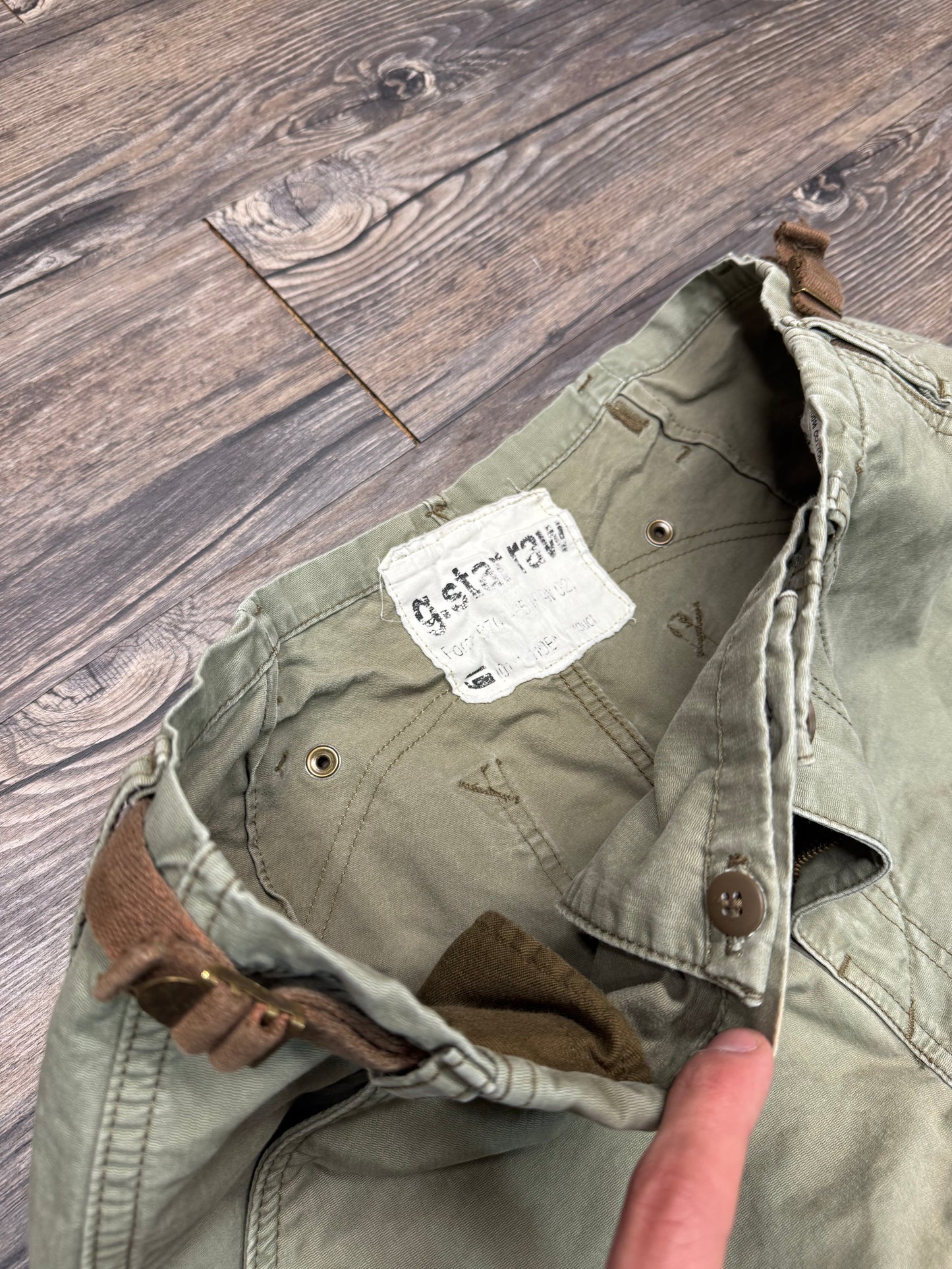 G-STAR RAW GREEN CARGOS (34x32)