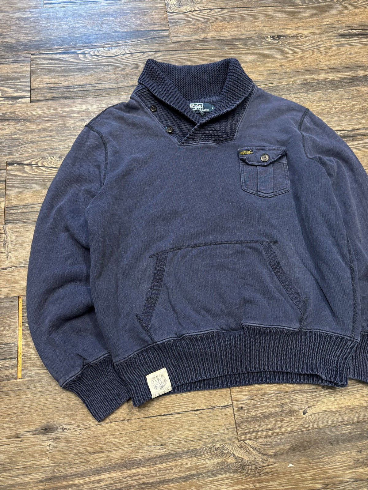 POLO RALPH LAUREN UTILITY POCKET SHAWL (L)