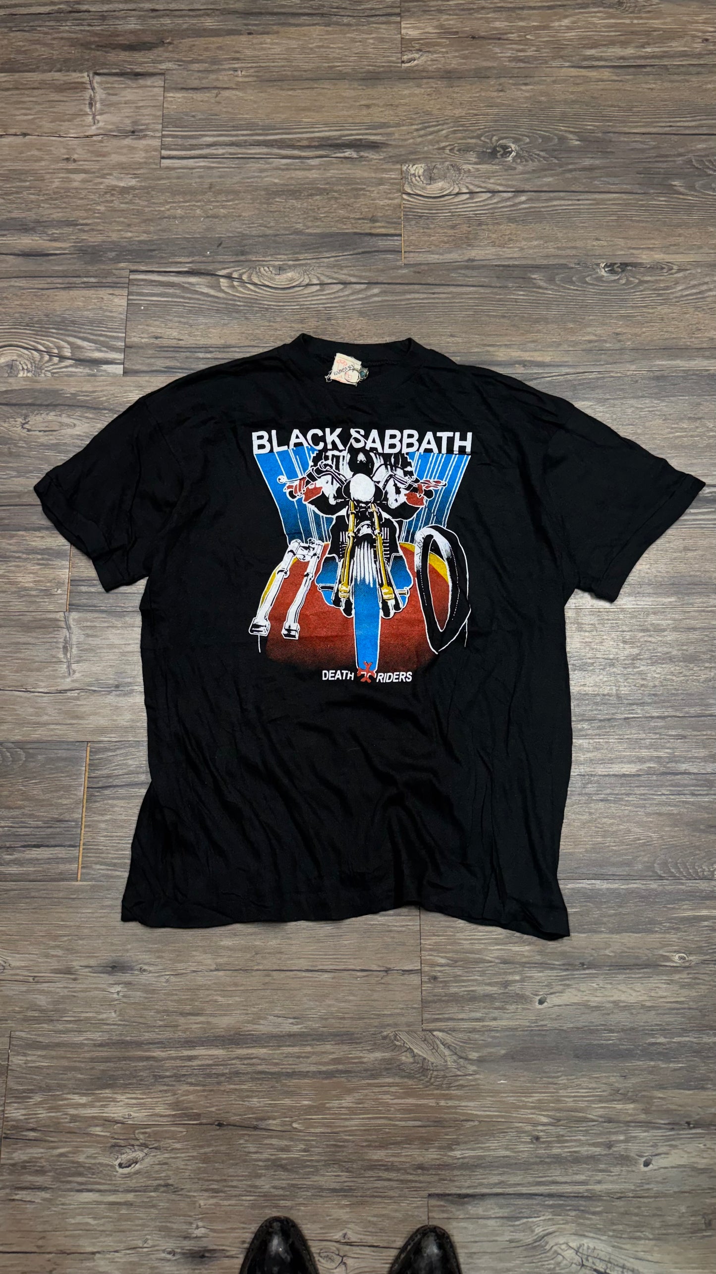 VINTAGE BLACK SABBATH TOUR TEE (L)