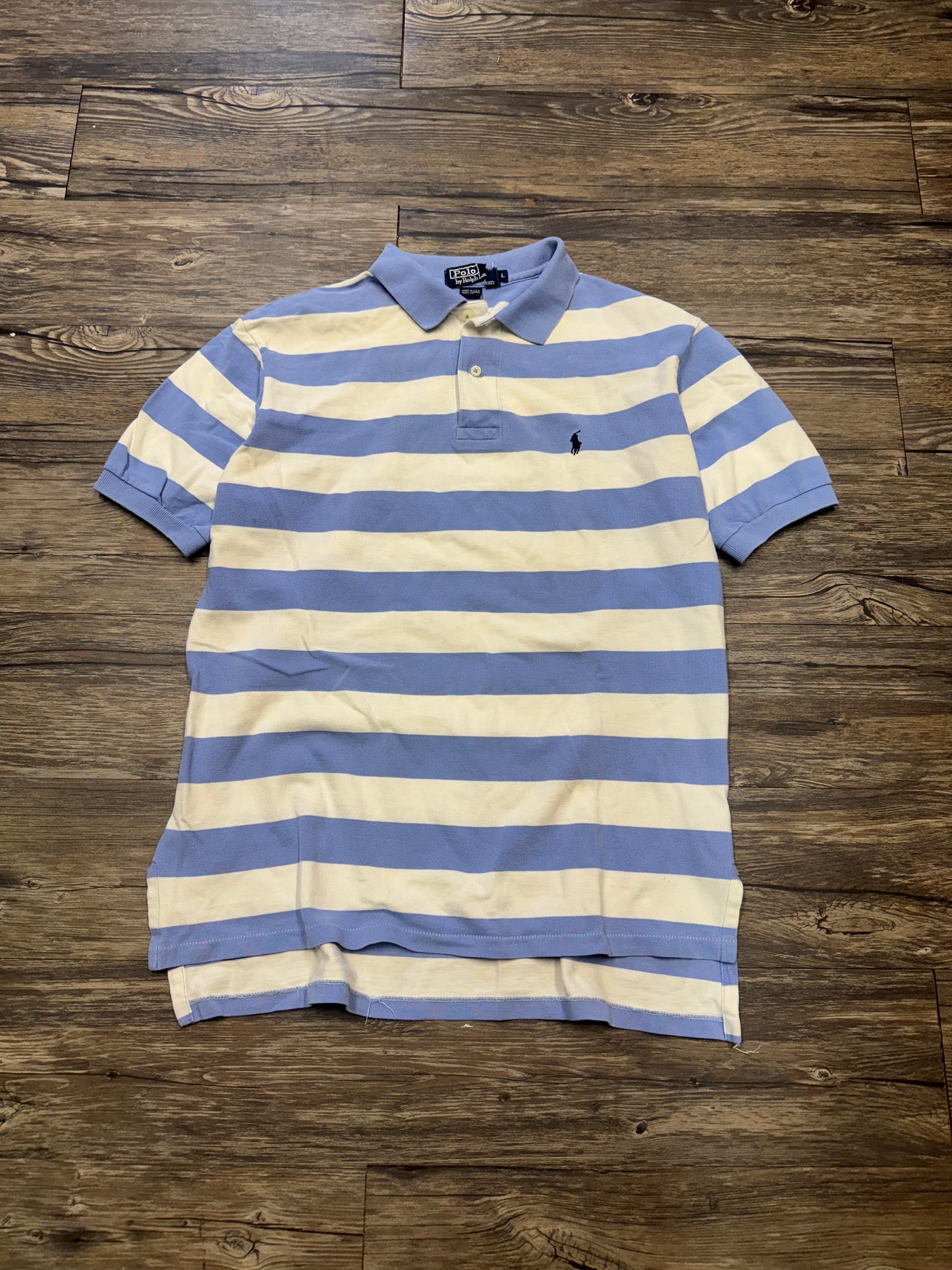 POLO RALPH LAUREN STRIPED POLO (L)