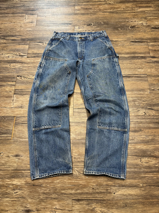 CARHARTT VINTAGE DOUBLE KNEE JEANS (34x32)
