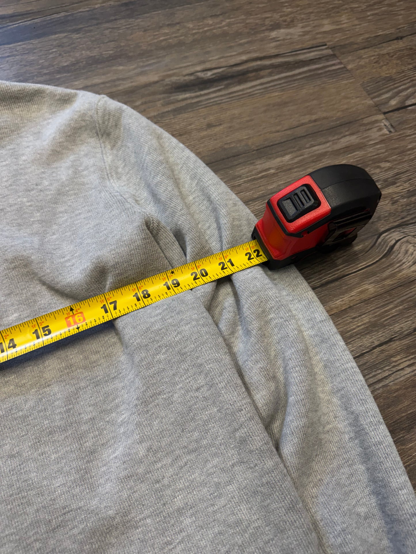 POLO RALPH LAUREN GREY QUARTER ZIP SWEATER (S)