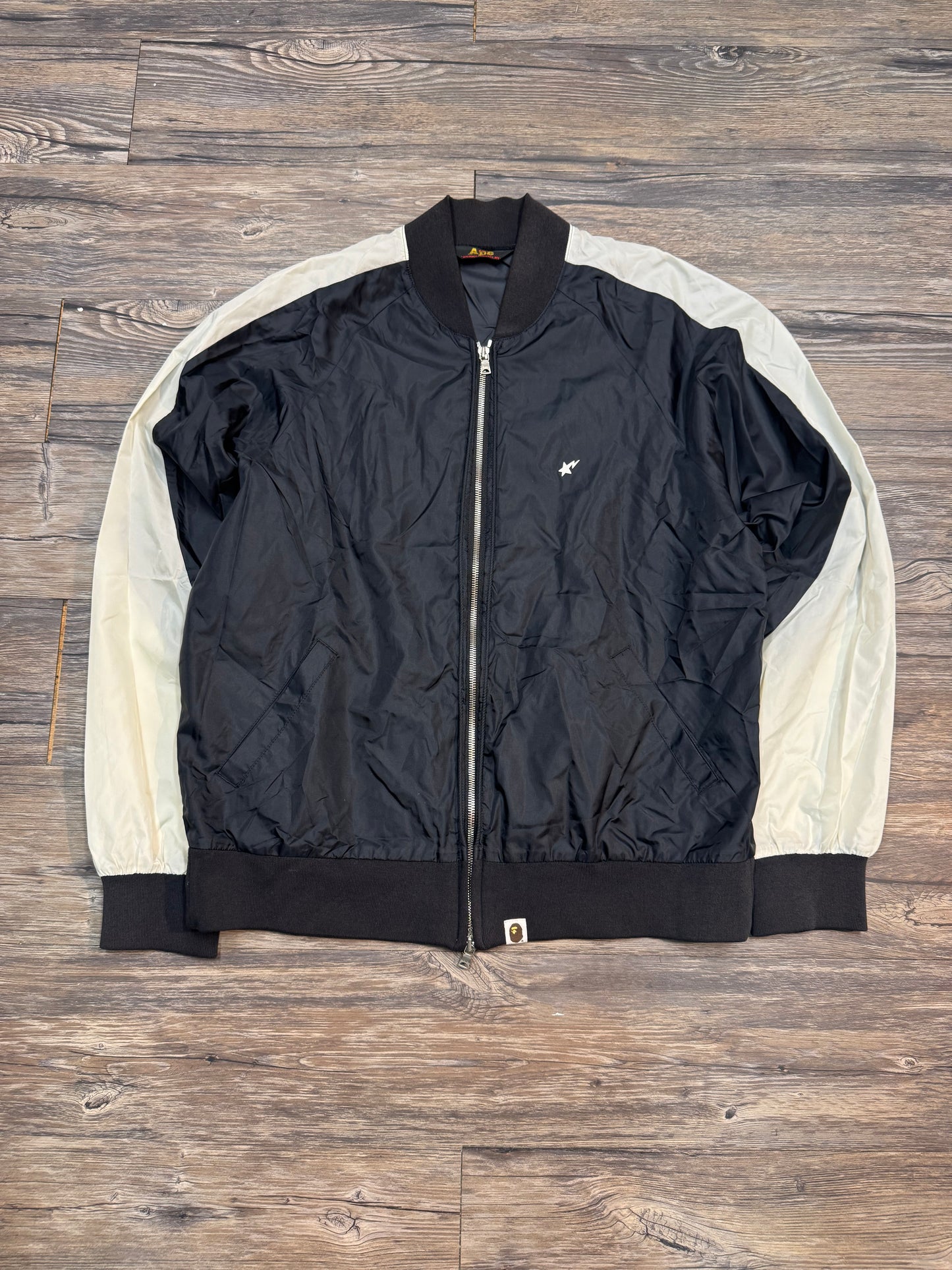 A-BATHING-APE* STAR LOGO TRACK JACKET (L)