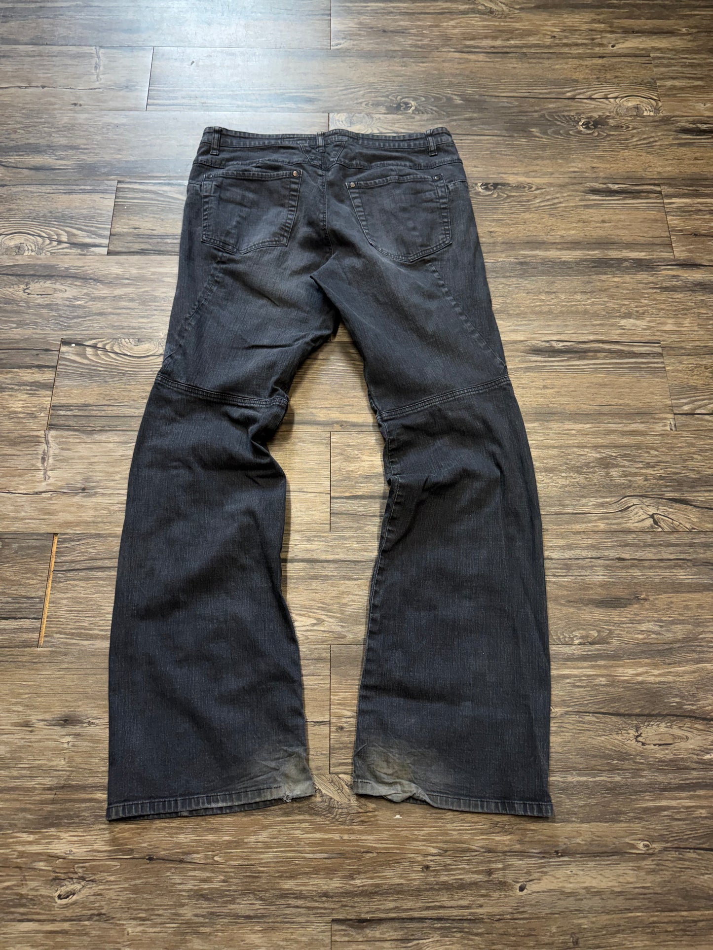 MARITHE & FRANCOIS GIRBAUD VINTAGE DARK DISTRESSED DENIM (32)