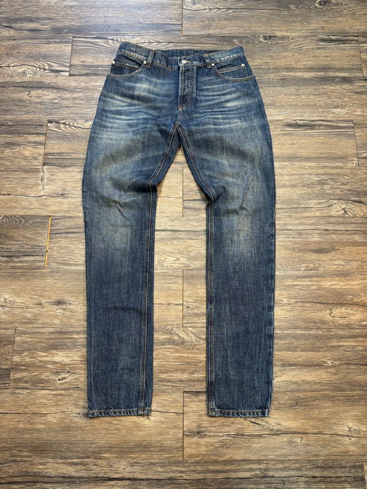 BALMAIN FADED SKINNY JEANS (30)