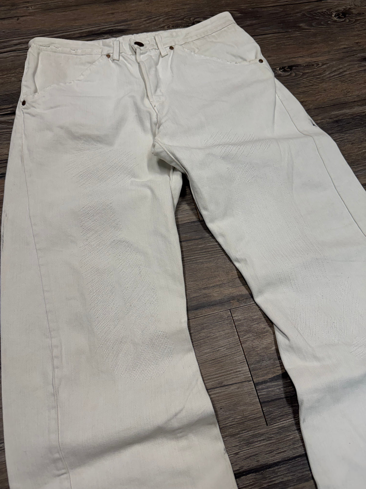 LEVIS ENGINEERED BORO STITCHED BOOTCUT FLARED JEANS (32)