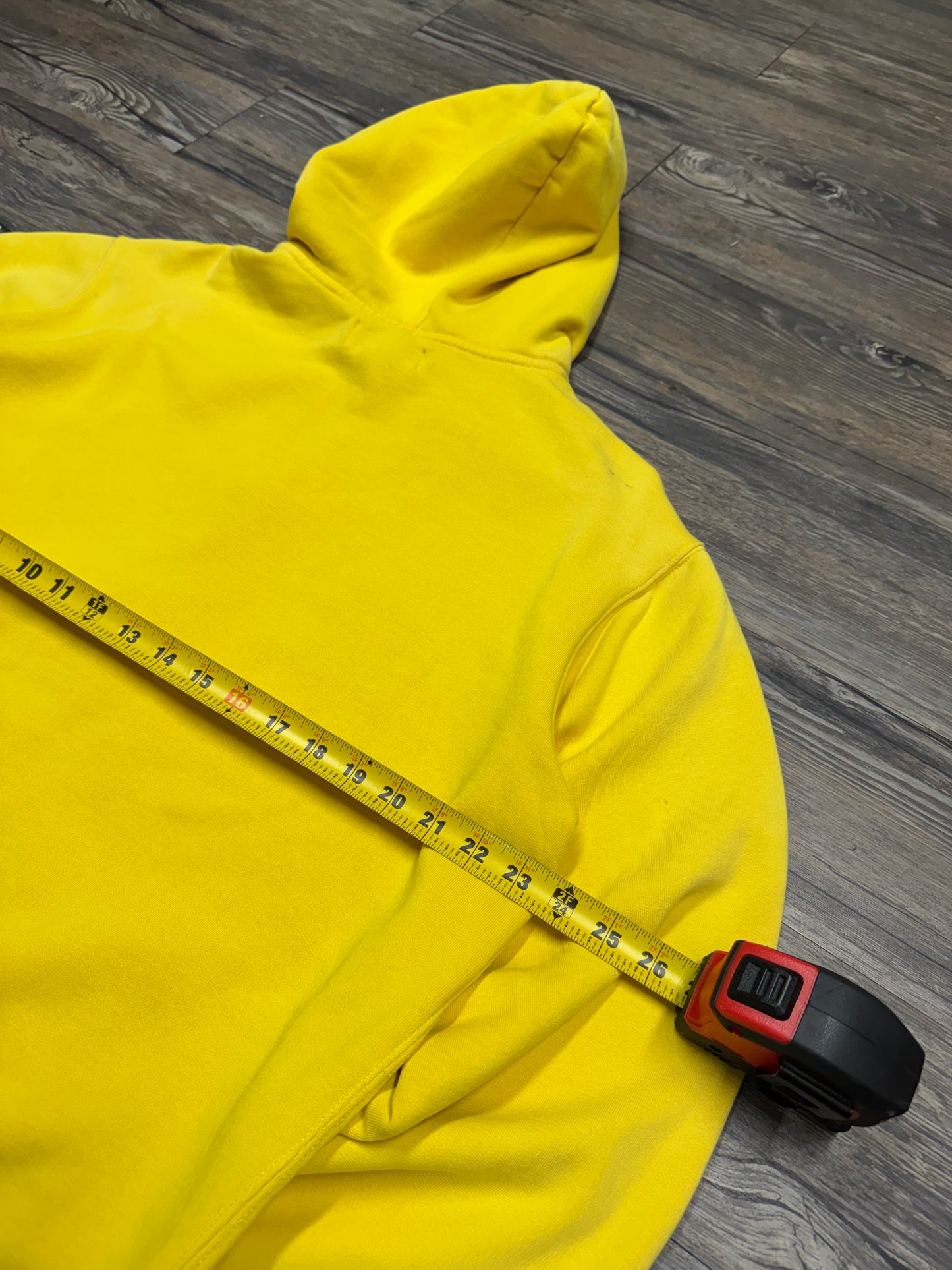 POLO RALPH LAUREN ‘MUSTARD’ ZIP UP HOODED SWEATSHIRT (XL)