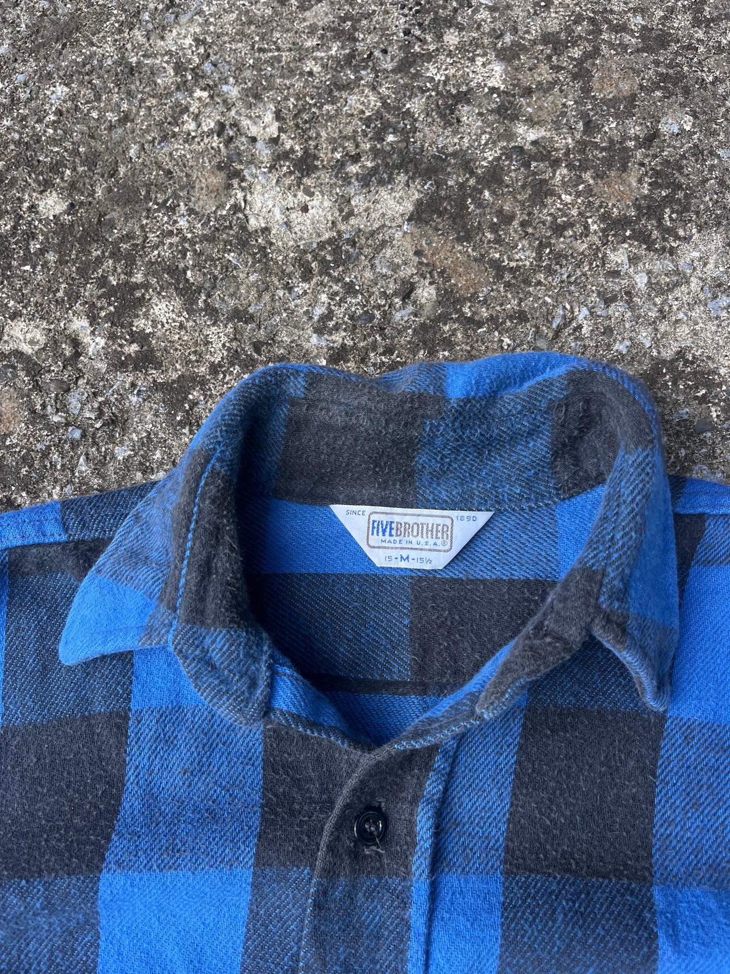 FIVEBROTHER BUTTON UP FLANNEL (MEDIUM)