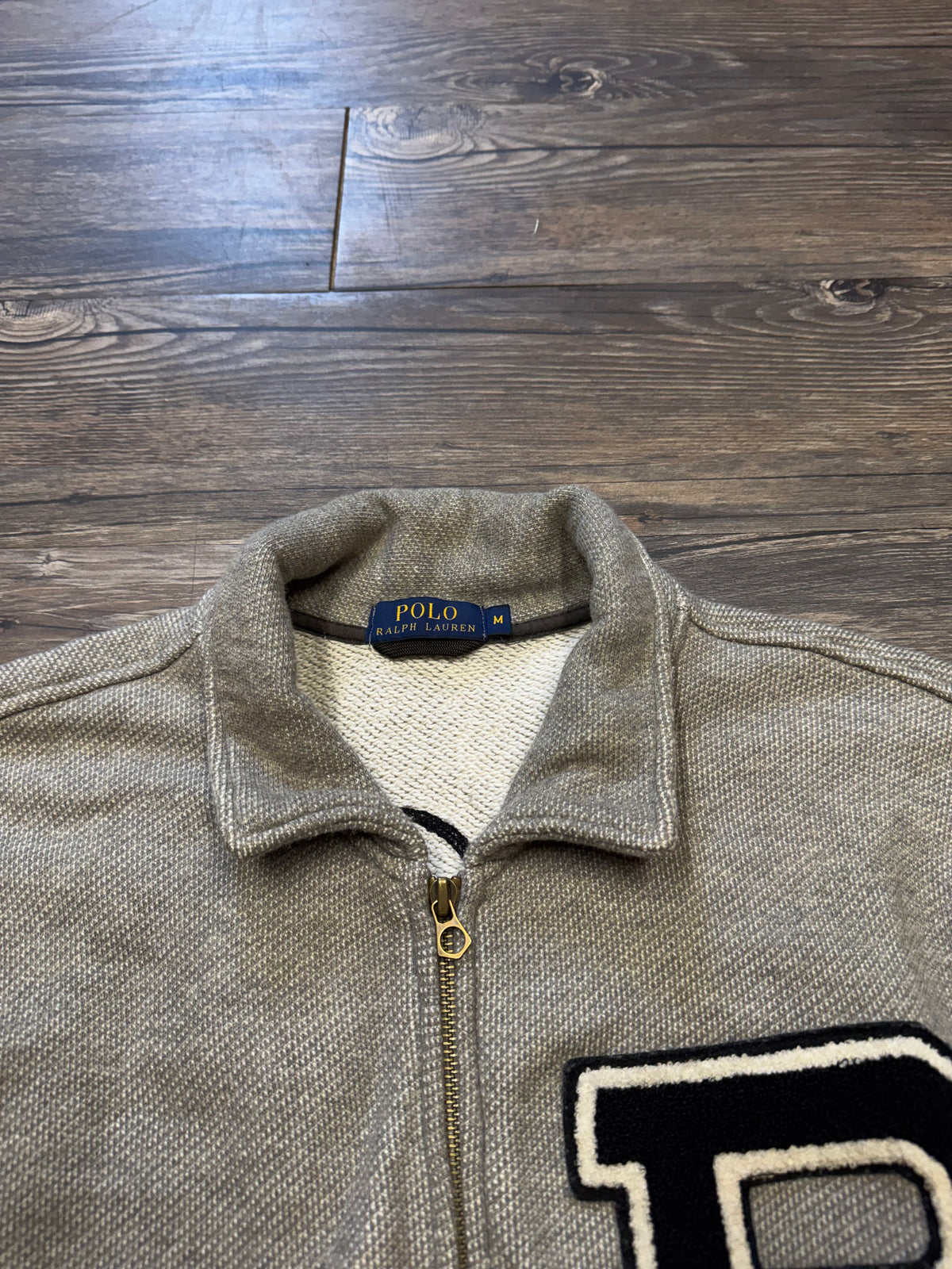 POLO RALPH LAUREN ATHLETIC CLUB INDIAN CHIEF BUTTON UP JACKET (M)