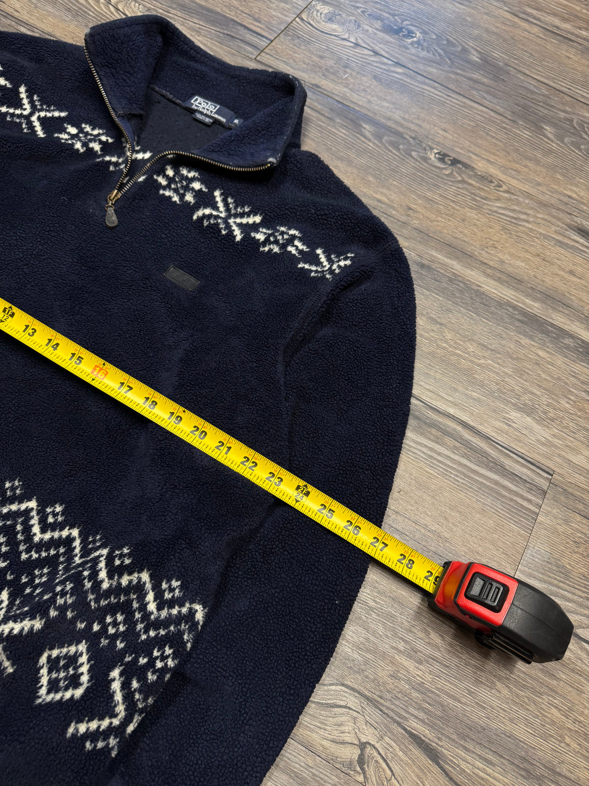 POLO RALPH LAUREN FLEECE QUARTER-ZIP (XL)