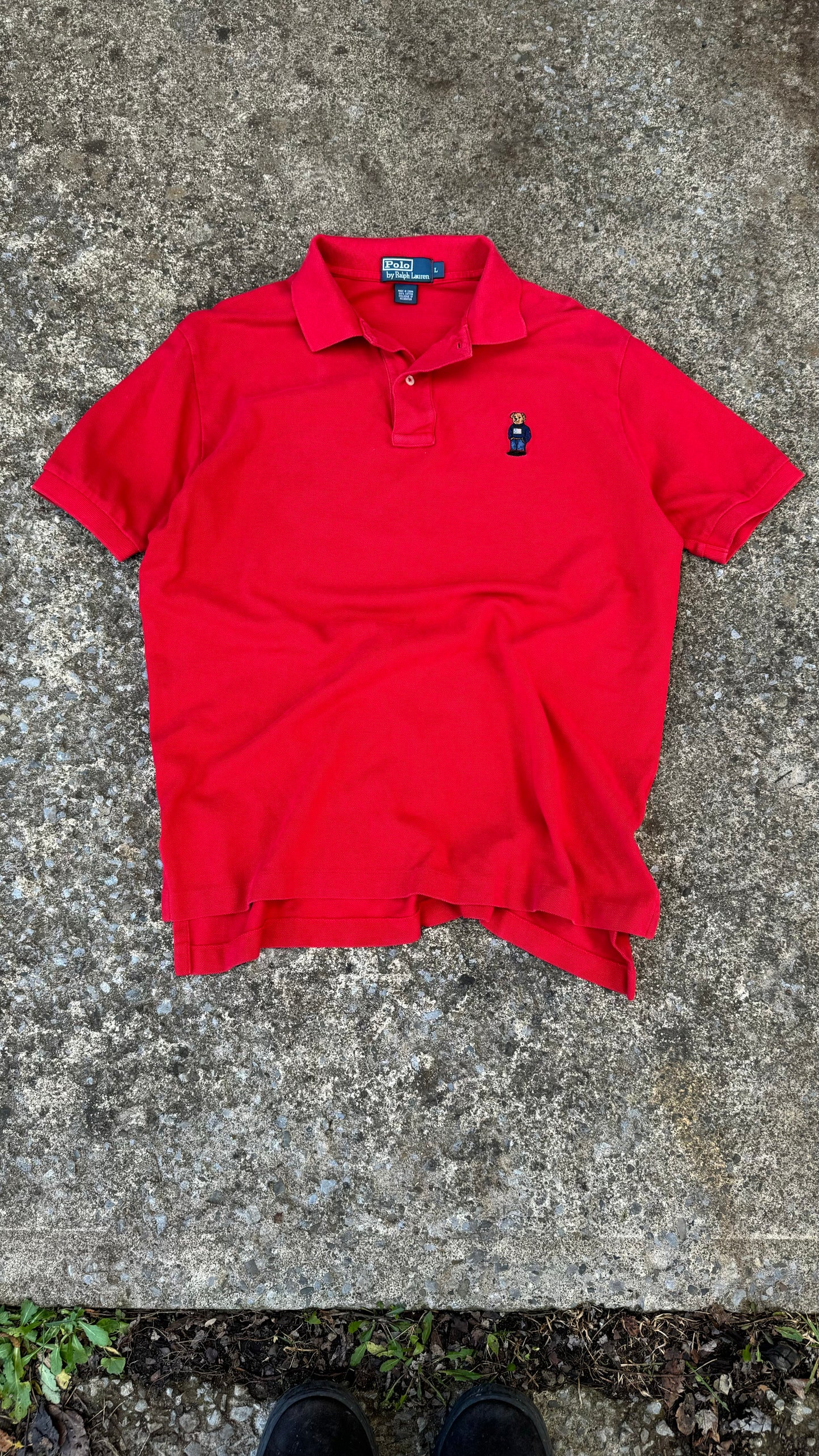 POLO RALPH LAUREN BEAR LOGO POLO (L)