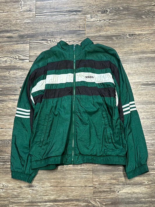 VINTAGE ADIDAS ZIP-UP JACKET (LARGE)