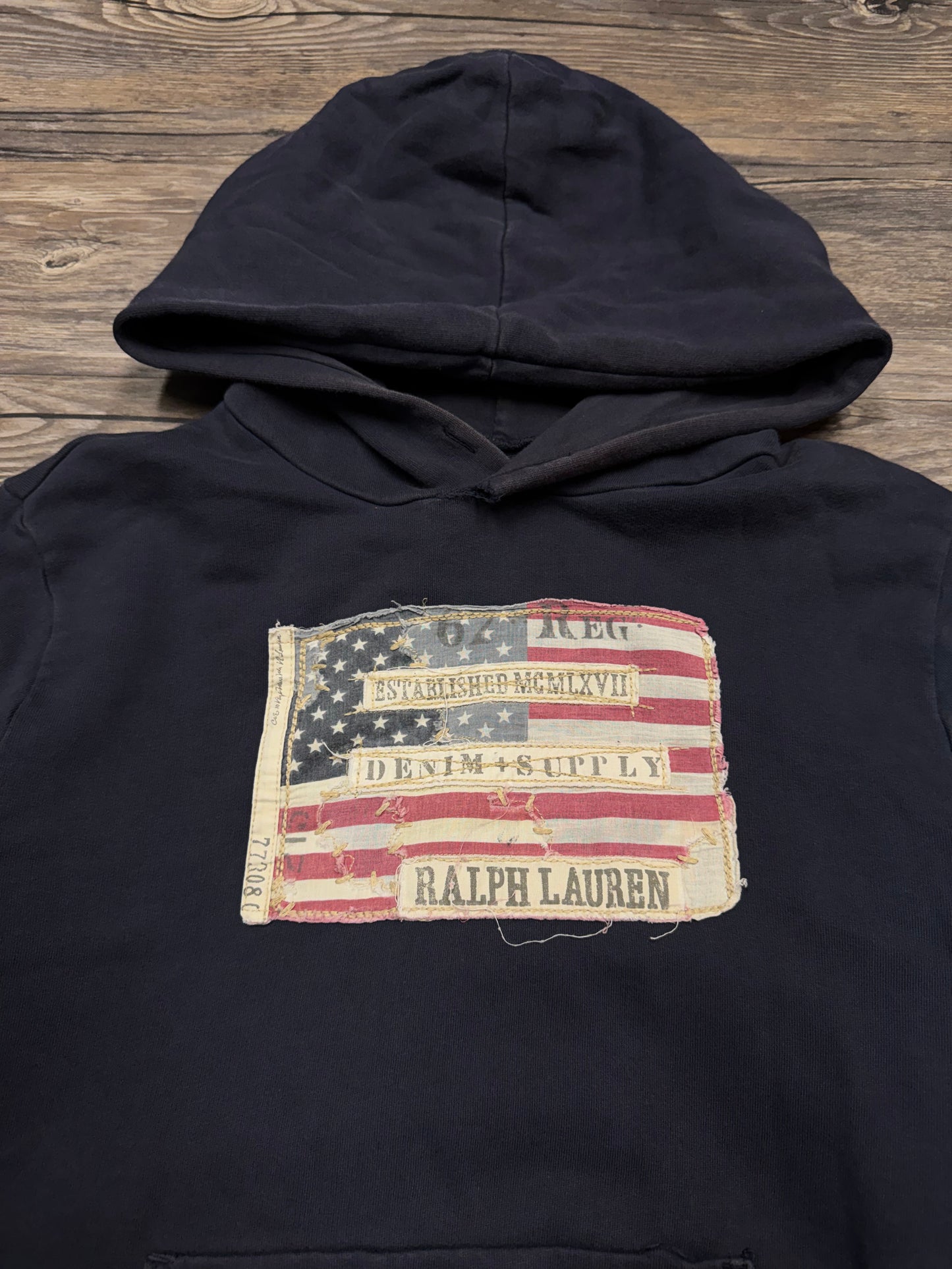 RALPH LAUREN DENIM SUPPLY HOODIE (L)