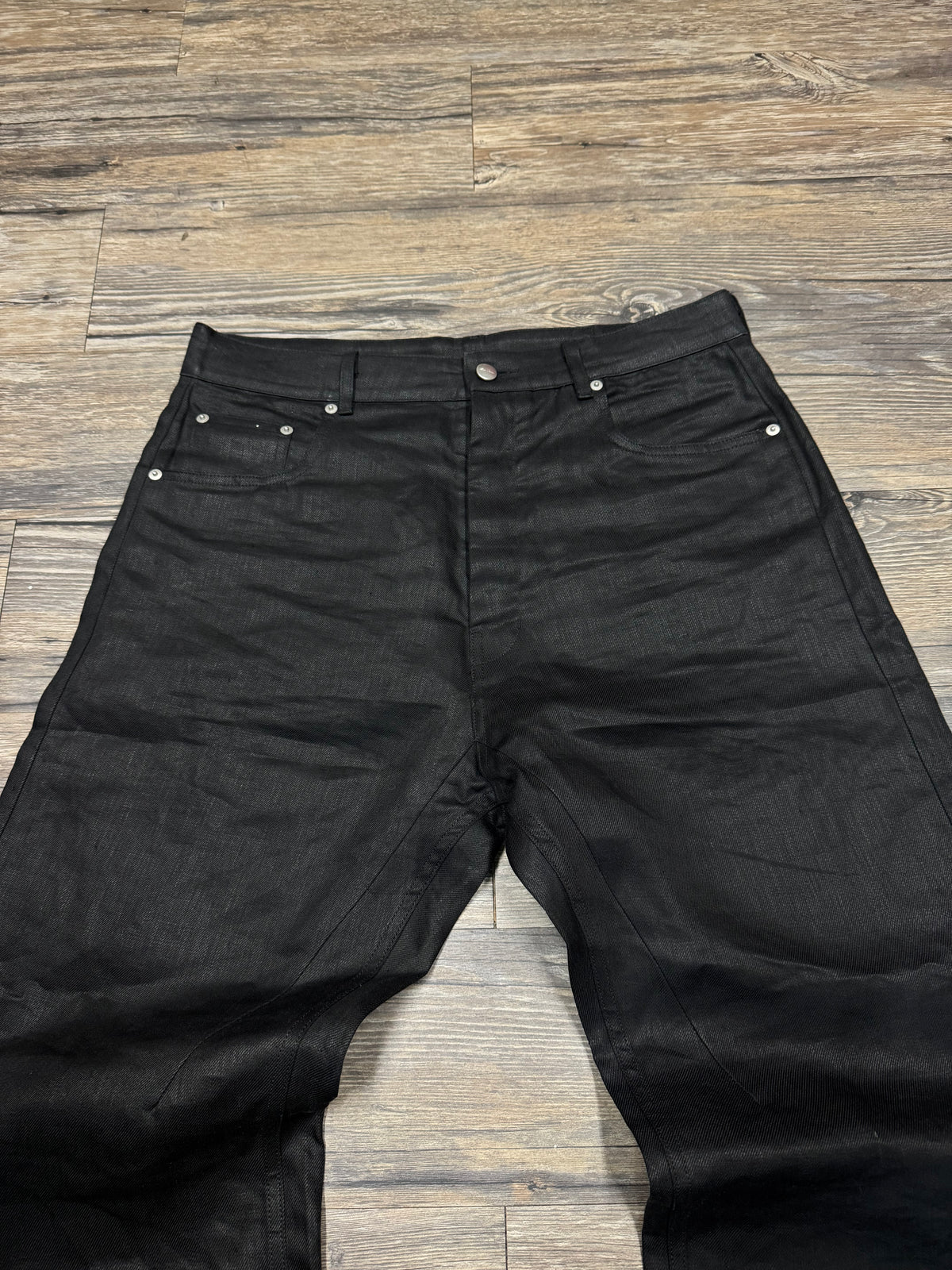 RICK OWENS SS25 GETH CUT DENIM JEANS (32)