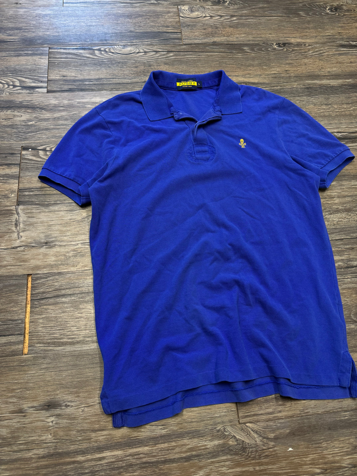 POLO RALPH LAUREN RUGBY SKULL & CROSSBONES POLO (L)