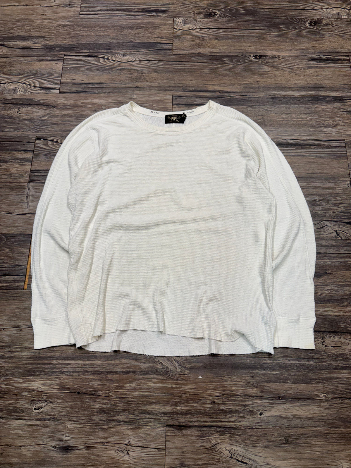 RRL WAFFLE KNIT LONG SLEEVE (XXL)