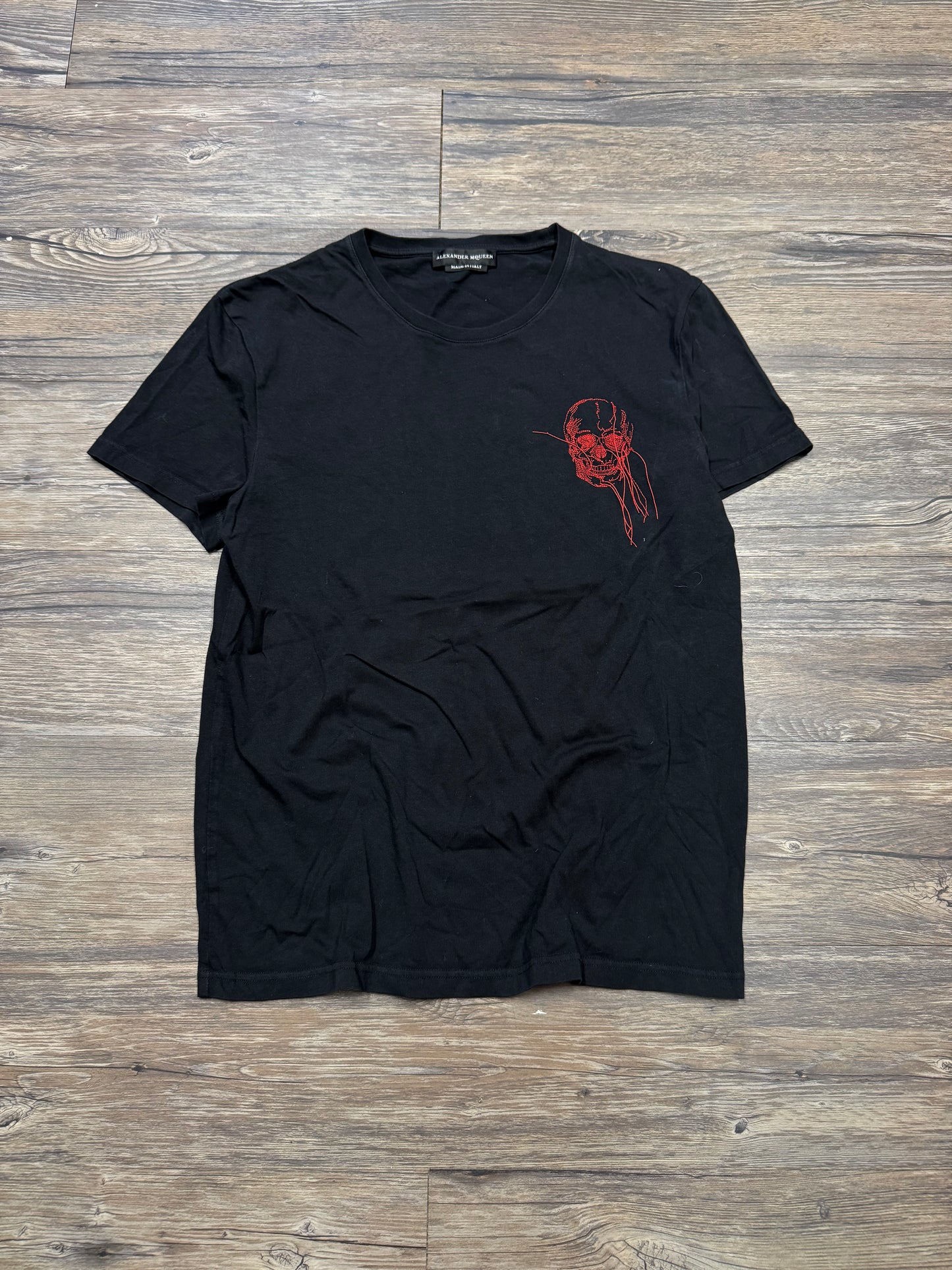 ALEXANDER MCQUEEN EMBROIDERED SKULL T-SHIRT
