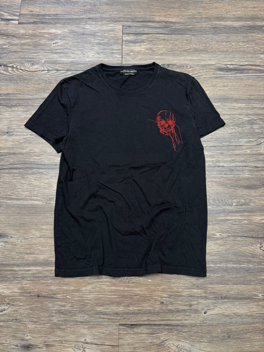 ALEXANDER MCQUEEN EMBROIDERED SKULL T-SHIRT