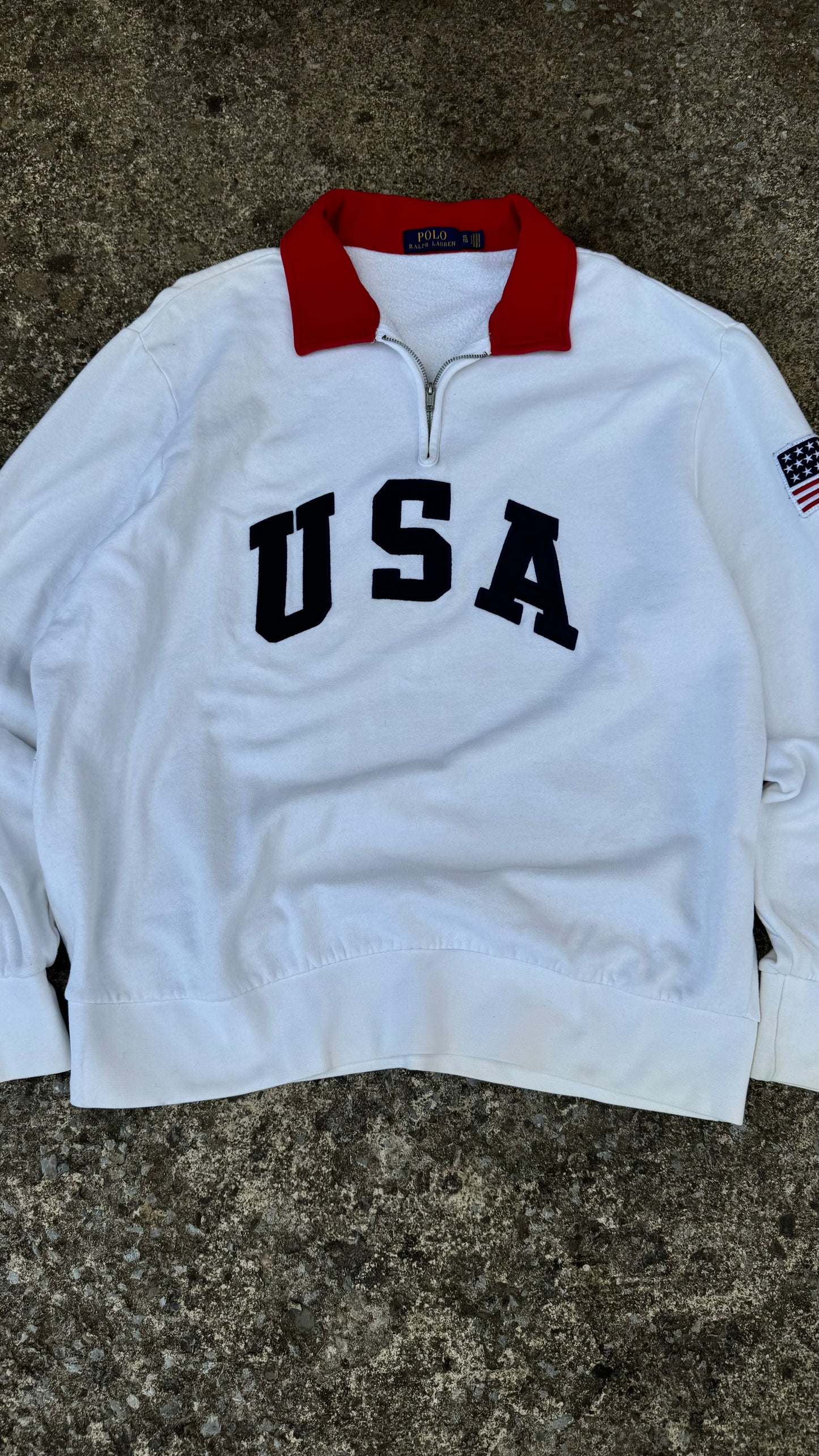 POLO RALPH LAUREN USA QUARTERZIP (L)