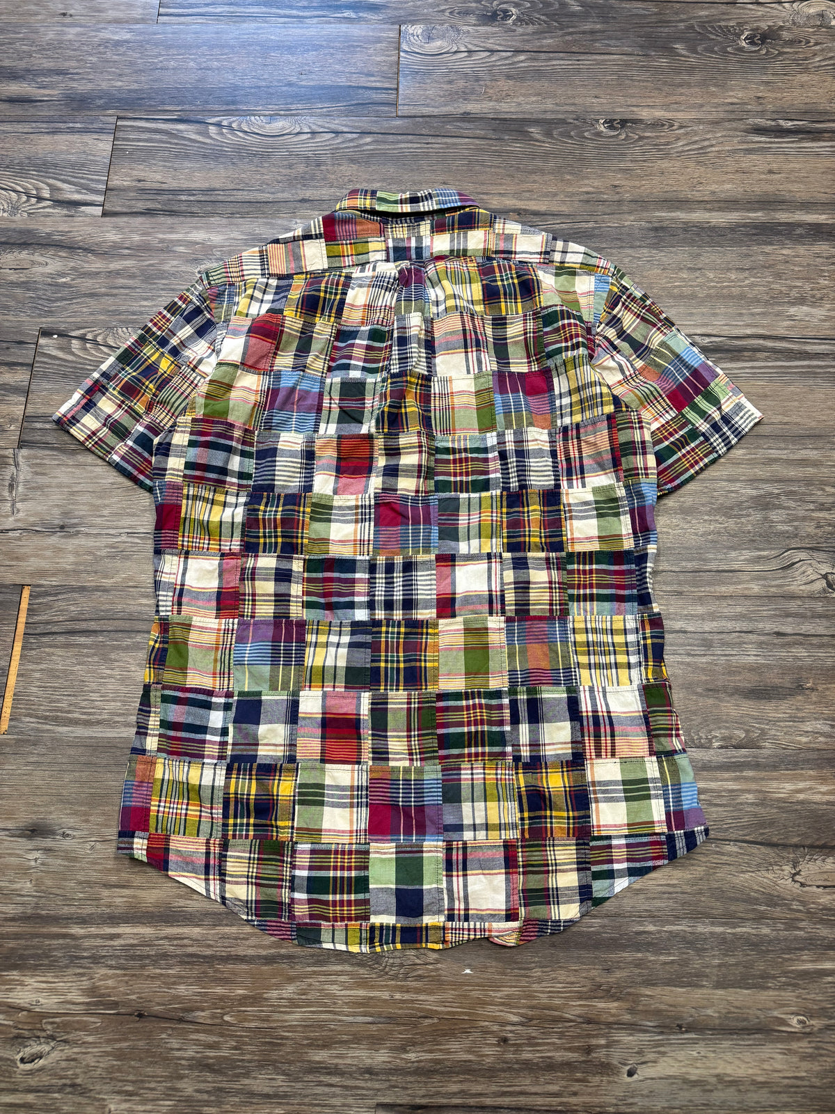 POLO RALPH LAUREN FLANNEL CAMP SHIRT (L)