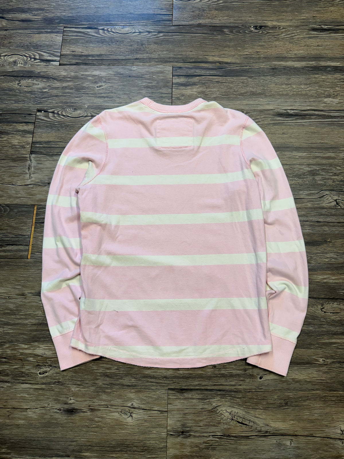 ABERCROMBIE & FITCH STRIPED LONG SLEEVE PULLOVER (XXL)