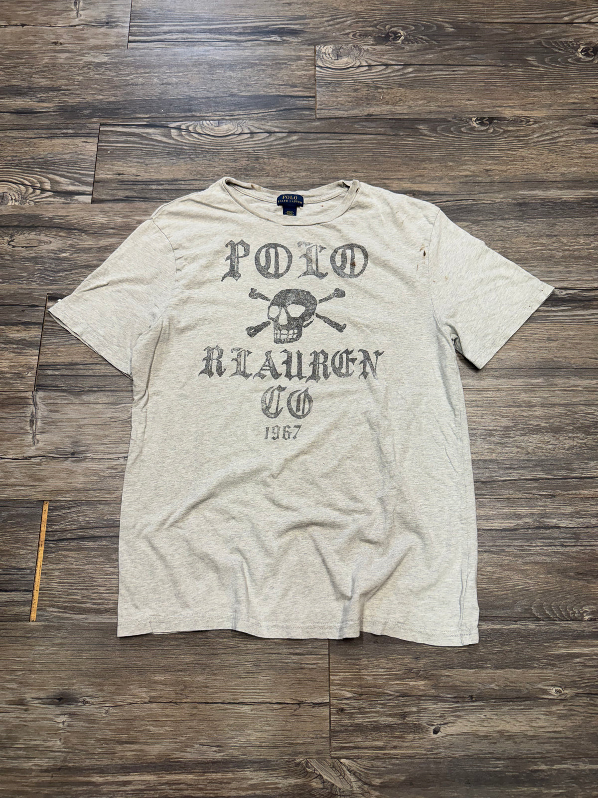 POLO RALPH LAUREN
GOTHIC SKULL LOGO SS TEE (M)