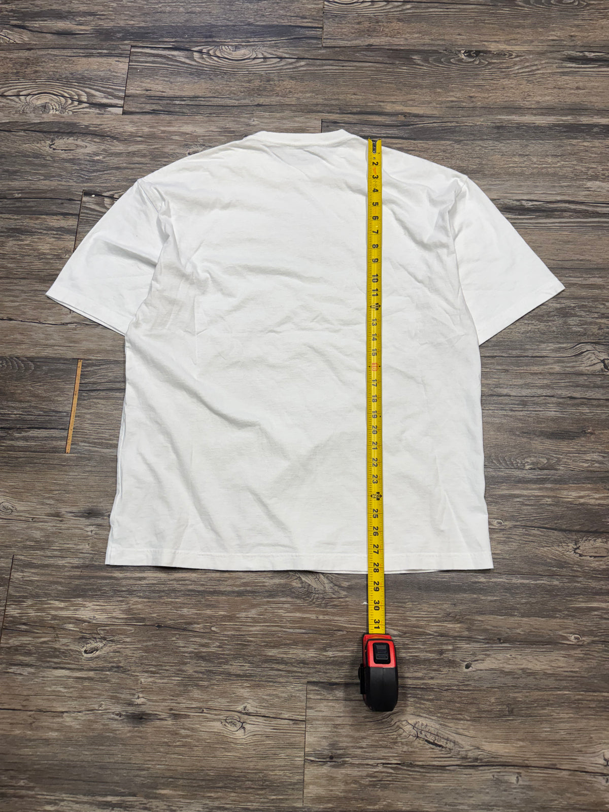 BALENCIAGA WHITE LOGO T-SHIRT (XS)