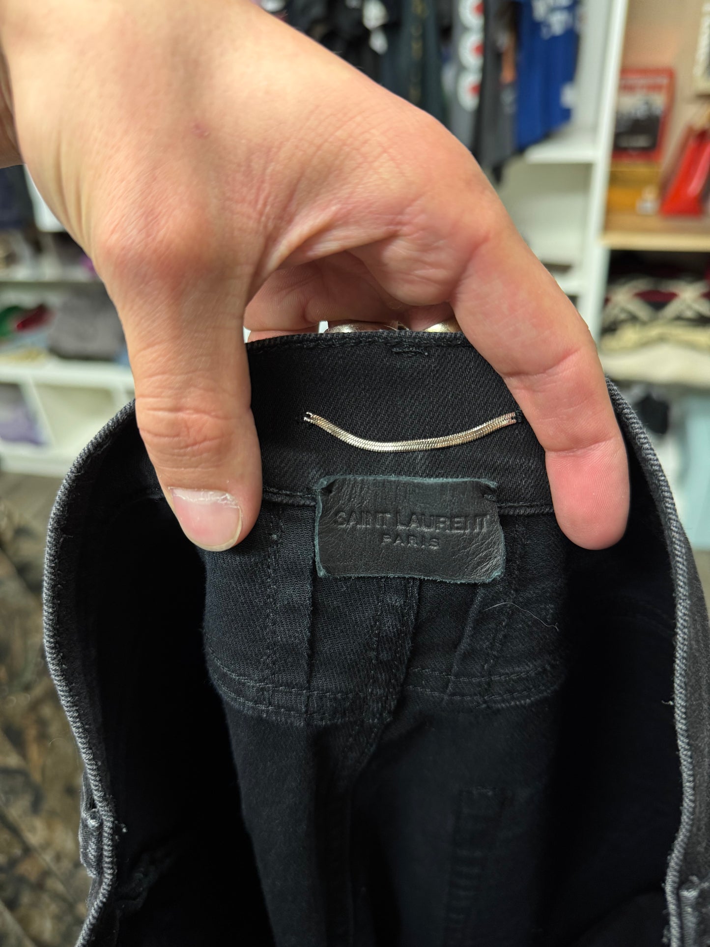 SAINT LAURENT D02 SLIM FIT JEANS (30)