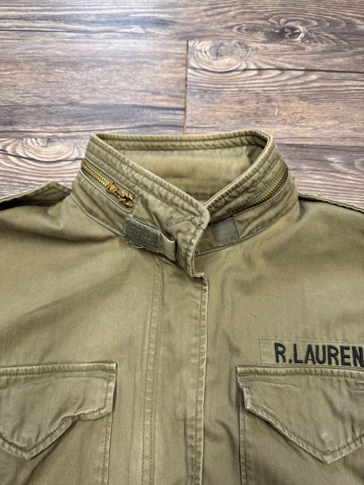 POLO RALPH LAUREN VINTAGE MILITARY STYLE JACKET (L)