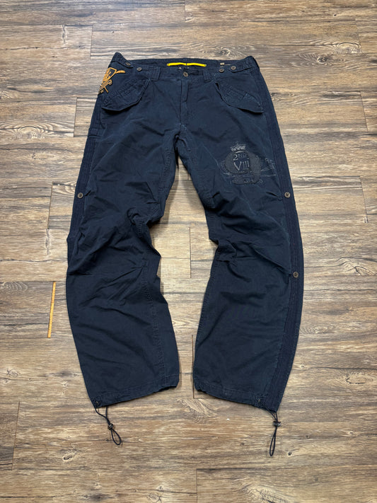 POLO RALPH LAUREN STRAIGHT LEG CREST CARGO PANTS (36)