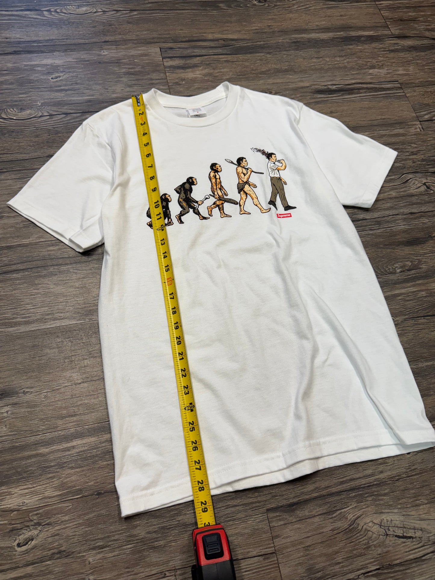SUPREME EVOLUTION WHITE TEE (S)
