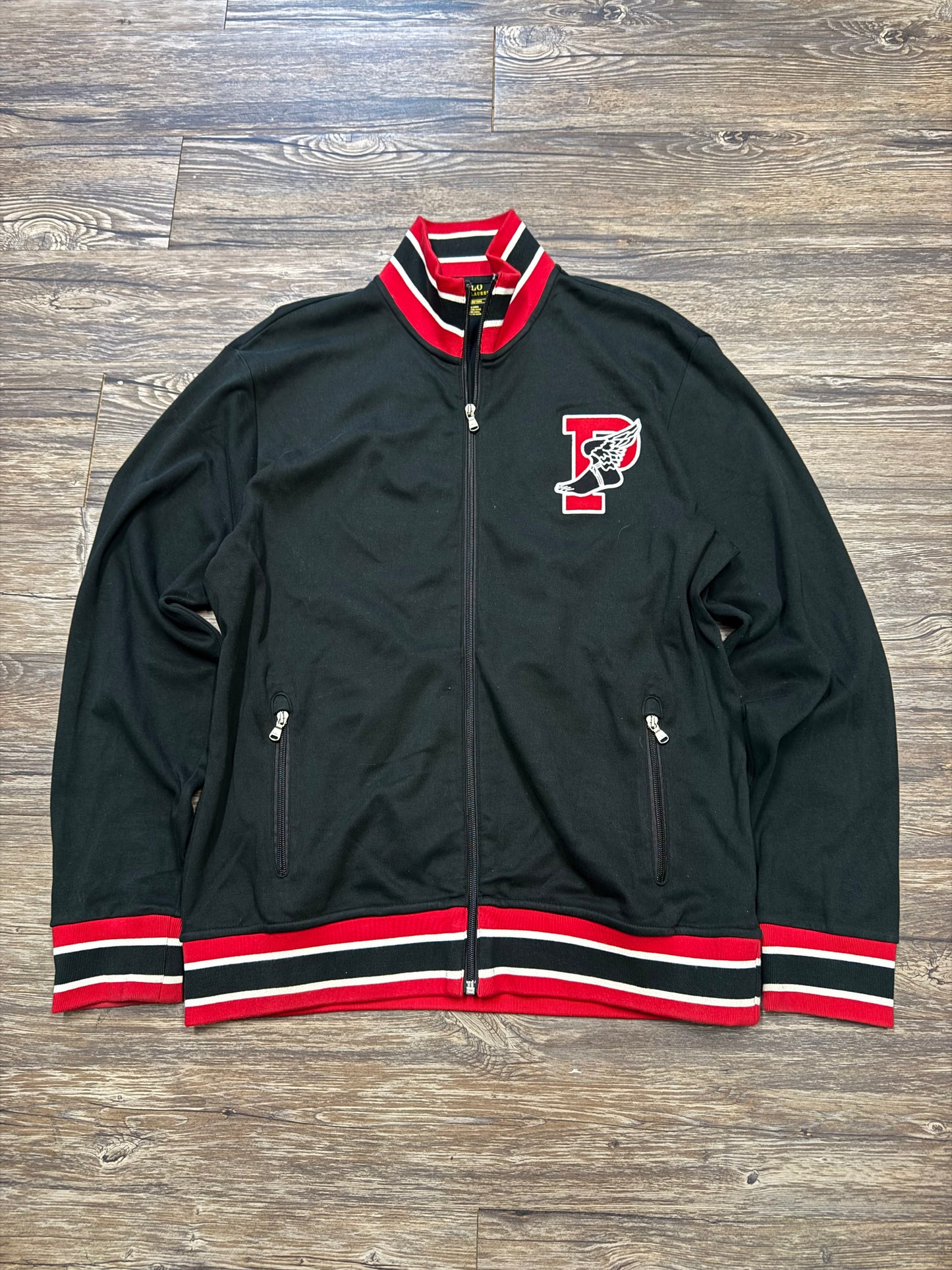 POLO RALPH LAUREN P-WING STADIUM FULL ZIP TRACK JACKET (L)