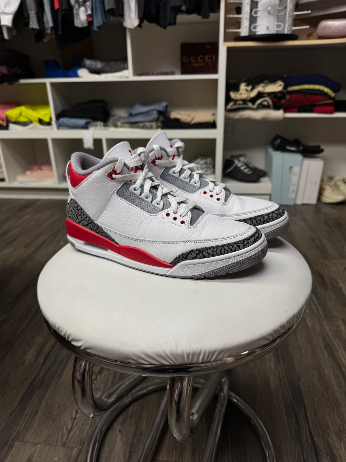 NIKE AIR JORDAN 3 RETRO ‘FIRE RED’ (10.5)