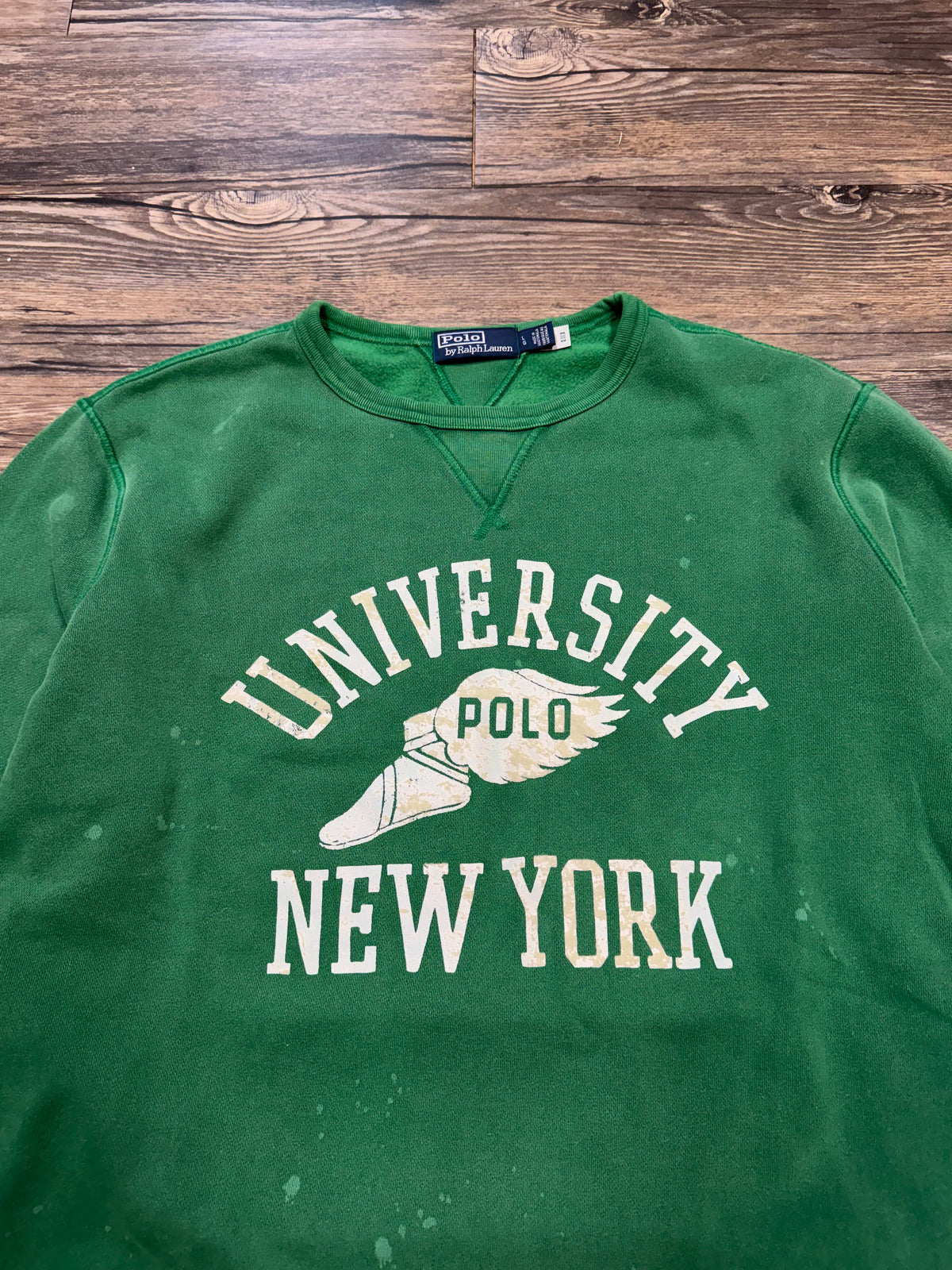 POLO RALPH LAUREN
UNIVERSITY NY CREWNECK (L)