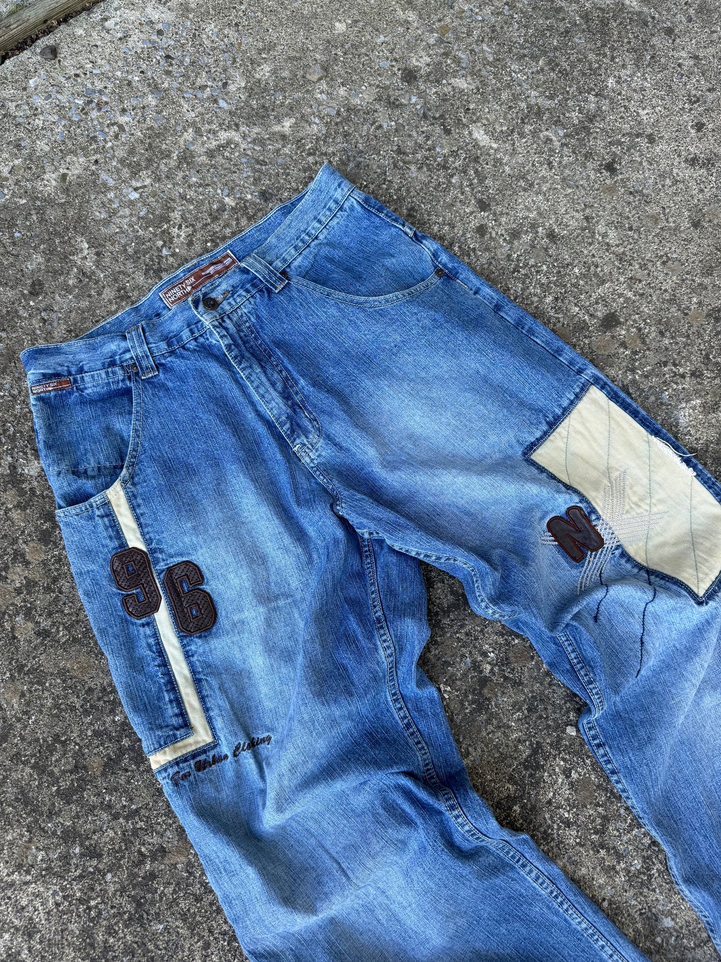 96 NORTH BAGGY JEANS (34)