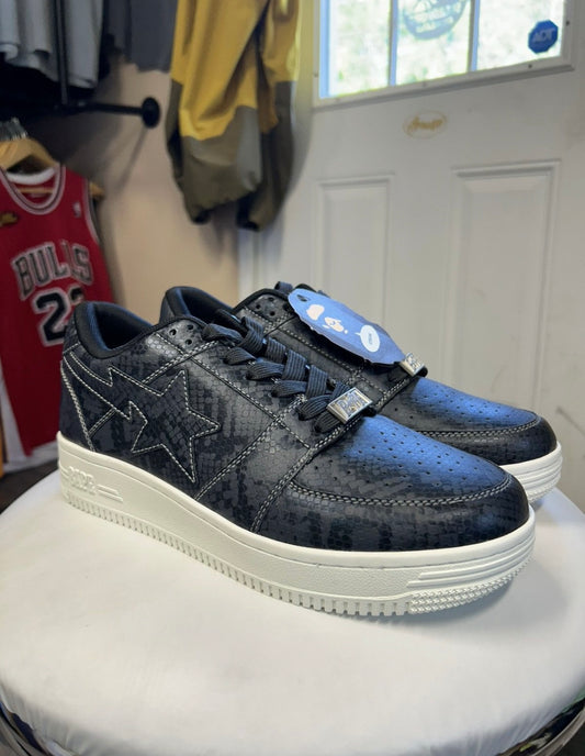 BAPESTA SNAKE SNEAKERS (M 9)